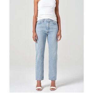 Agolde Blue straight leg pants
